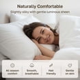 thumbnail image 6 of California Design Den Standard Pillow Cases, 100% Cotton Pillow Cases, Set of 2 Soft Sateen Weave Pillowcase Set, Designed for Standard/Queen Pillows, Bright White, 6 of 8
