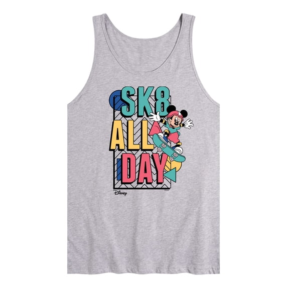 Disney - Mickey & Friends - Sk8 All Day - Skater Mickey - Men's Jersey Tank Top
