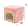 thumbnail image 3 of Ceramic Hamster Hiding Place A Natural For Small Animals A Breathable And Easy To Clean Ceramic Shelter, 3 of 7