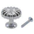 thumbnail image 4 of 1Pcs Zinc Alloy Door Handle Knobs Kitchen Cupboard Wardrobe Cabinet Pull Silver, 4 of 10