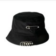 thumbnail image 1 of 1PC Unisex Women Men Bucket Hat Pin Rings Sunhat Caps Summer Hats  Fashion, 1 of 6