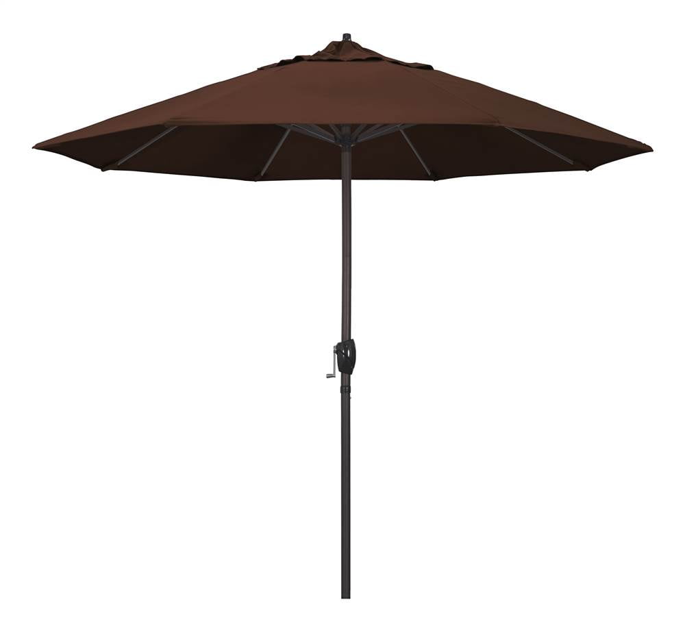 9 ft. Patio Umbrella in Bay Brown Fabric