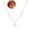 M, variant on Dvruxg Initial Necklace - Metal Coated Alphabet Pendant, Layering Chain for Daily Wear(F)