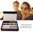 thumbnail image 4 of Glasses Display Box Glasses Box Convenient MDF Optical Shop Travel Camping For Home, 4 of 8