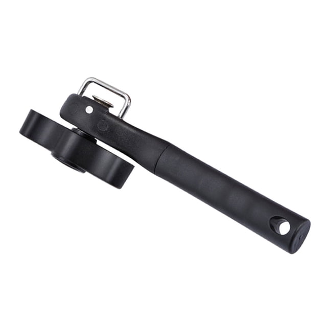 Bewildely Herramienta de cocina profesional de plástico, abrelatas manual de seguridad, corte lateral, agarre fácil, cuchillo abrelatas Manual para tapa Cocina y Comedor K1 negro Bewildely HA002023-01B