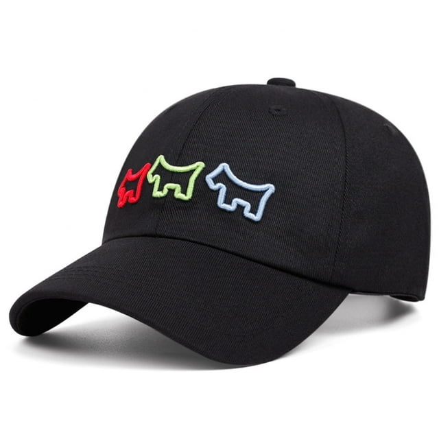 Gorra de béisbol, sombreros lisos de algodón con bordado de caballos coloridos