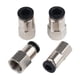 thumbnail image 1 of 4pcs negro 4 6 8 10 1 2MM Conector neumático (M5''1 / 8''1 / 4''3 / 8''1 / 2 '') Hilo femenino Push In Fitting para la articulación de la tubería de aire, 1 of 2