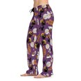 thumbnail image 3 of Gupgi Women Halloween Lounge Pants Spider Web Print Trousers Elastic Waist Drawstring Pajama Bottoms, 3 of 7