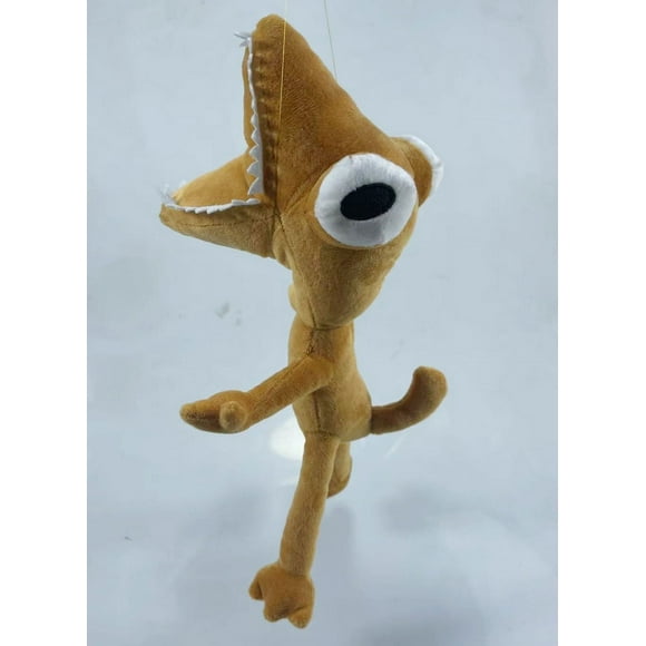 (1 pack) Cartoon cute plush doll doll rainbow partner doll plush toy doll (brown lizard 30cm)