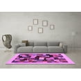 thumbnail image 3 of Ahgly Company Indoor Rectangle Abstract Purple Contemporary Area Rugs, 8' x 12', 3 of 4