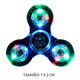 thumbnail image 2 of 5pc Fidget Spinner Antiestrés Diseños Variados Con Luces Led Xtellar multicolor, 2 of 4