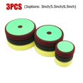 thumbnail image 3 of 3Pcs Sponge Buffing Pads Foam Polishing Pads Kit Sanding Disc for Car Waxing, 3 of 7