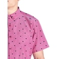 thumbnail image 2 of Visive Mens Big And Tall Short Sleeve Button Shirt, Printed Heart Shirts, 2 of 6