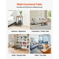 thumbnail image 6 of VEVOR 3 Pieces Round Coffee Table Sets, 31.5 in Industrial Living Room Table with 2 End Side Tables, Easy Assembly Coffee and End Tables Sets with Metal Legs, for Office, Living Room and Apartment, 6 of 9