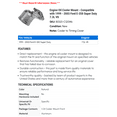 thumbnail image 2 of Engine Oil Cooler Mount - Compatible with 1999 - 2003 Ford E-350 Super Duty 7.3L V8 - Dorman, 2 of 2