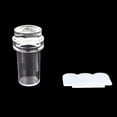 thumbnail image 4 of 2Pcs Clear Stamper Scraper Mini DIY Nail Art Image Plate Transfer Manicure Tool, 4 of 8