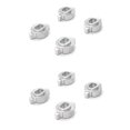 thumbnail image 1 of Adaptador de Cambio de Enlace de Metal de 8 Piezas para Mosquito RC Car ZERO-Z MINI-Z MR-03 Cambio de Cubo de Rueda una , Plateado, 1 of 2