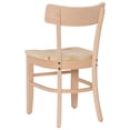 thumbnail image 6 of Linon Farren Wood Commercial Grade Set of Two Chairs in Unfinished Brown, 6 of 16