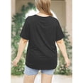 thumbnail image 3 of XCHQRTI Plus Size Dandelion Shirt Women's Oversized Graphic Tshirts Short Sleeve Loose Tee Tops, 3 of 8