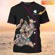 thumbnail image 1 of Camiseta de moda de verano para hombre, camisa con nombre impreso en 3D para peluquero y perro, Tops informales Unisex, uniforme de peluquero para mascotas DW148Adult size 7XL Gao Jinjia LED, 1 of 2