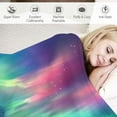 thumbnail image 3 of BCIIG Aurora Borealis Warm Lightweight Blanket Soft Fleece Throw Blanket for All Seasons - Super Soft Blanket for Living Room Sofa Decor and Cow Gifts - Multiple Sizes Available 40x50in, 3 of 6