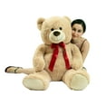 thumbnail image 5 of Big Plush 4 Foot Teddy Bear Extra Soft 48 inch Beige Tan Jumbo Stuffed Animal, 5 of 15