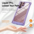 thumbnail image 5 of Allytech Galaxy S24 Ultra Case, Military Grade Protection Shockproof TPU Clear Back Cover Anti-slip Armor Bumper Case for Samsung Galaxy S24 Ultra - Purple, 5 of 8