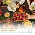 thumbnail image 4 of 10 Pieces 7.8inch 1oz Clear Small Ladle Mini Ladle For Sauce Long Handle Plastic Punch Bowl Ladle S, 4 of 5