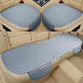 thumbnail image 1 of Funda de asiento de coche de lino, cojín de tela de lino delantero y trasero, alfombrilla protectora transpirable de verano, accesorios universales para vehículos Tan Jianjun unisex, 1 of 2