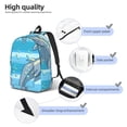 thumbnail image 5 of Daiia Dolphin Vintage Canvas Backpack for Men and Women ,Hiking Backpack,Travel Laptop Bag for School,Large Capacity Backpack, 5 of 8