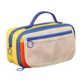 thumbnail image 2 of Estuche de Tela Retro para Lápices: Bolsa de Almacenamiento Portátil de Gran Capacidad con Resistencia a Las Manchas para Uso Escolar, Doméstico o de Oficina., 2 of 6