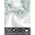 thumbnail image 7 of Eucalyptus Leaves Cloth Napkins Set of 6 Reusable Dinner Napkins, Turquoise Summer Botanical Weeping Cocktail Napkin Washable Table Napkins for Wedding/Holiday Party/Baby Shower 20"x20", 7 of 7