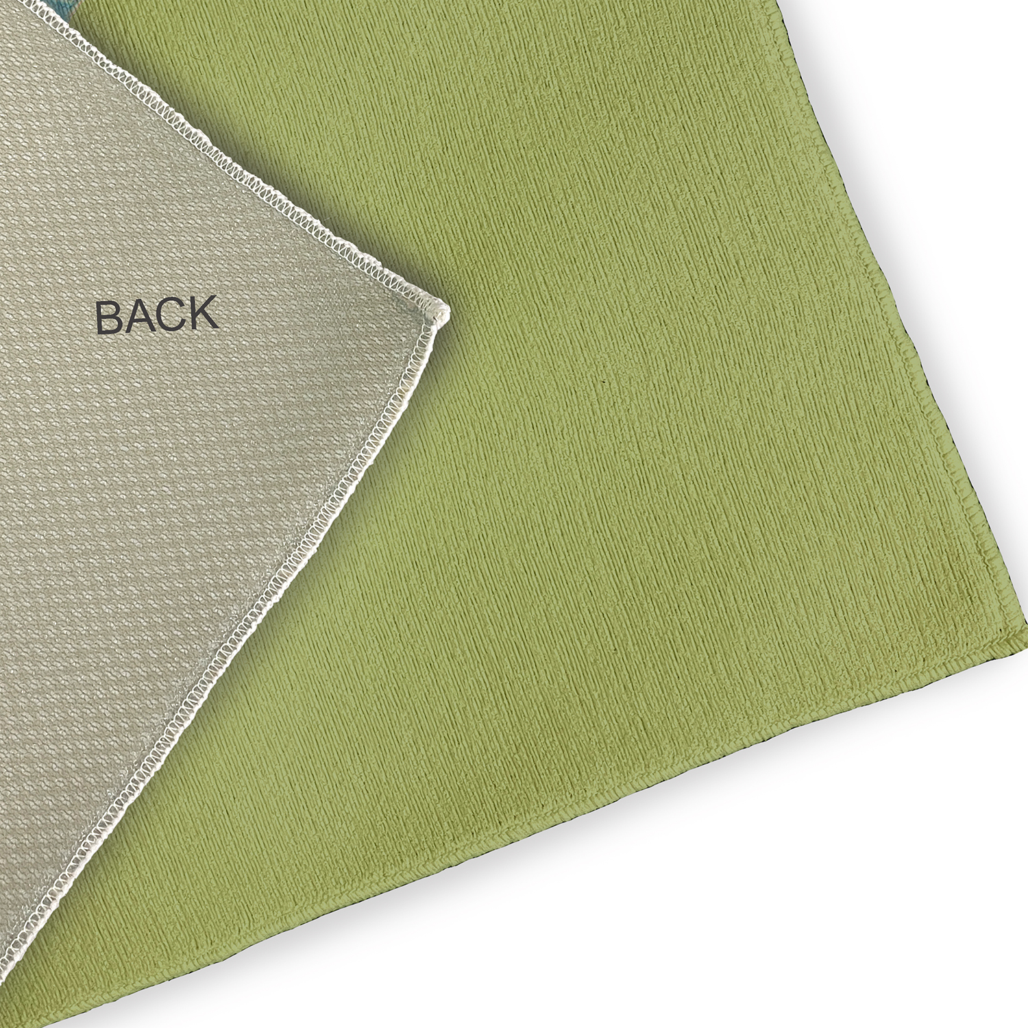 24" 36" Simply Daisy Brushfoot Butterfly Novelty Chenille Area Rug, Apple Green