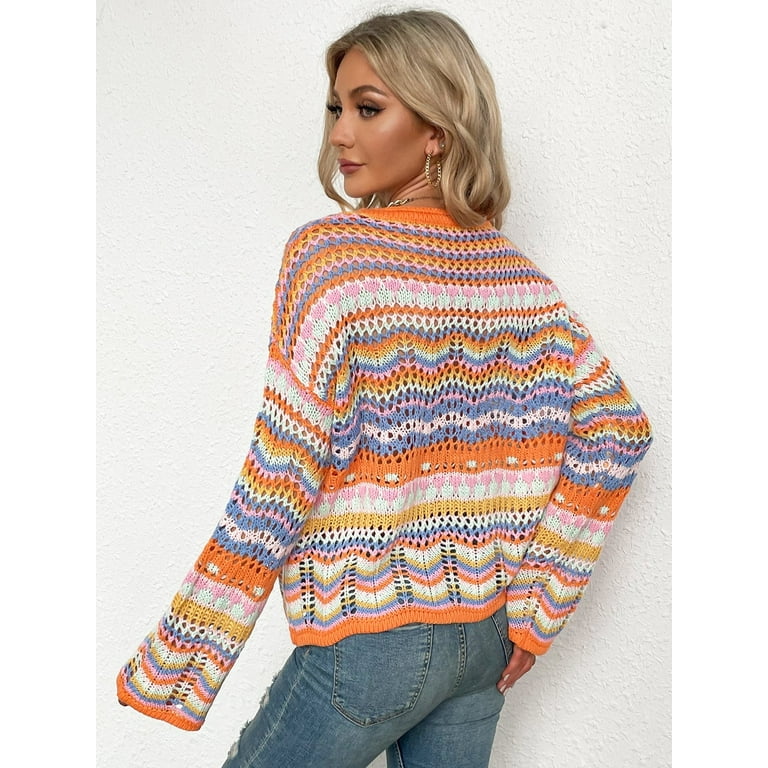 Free people chevron on sale sweater