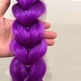 thumbnail image 5 of Kokovifyves Ponytail Extension with Colored Ponytail for Women Dark Hair Accessories for Festival Party 26 In, 5 of 9