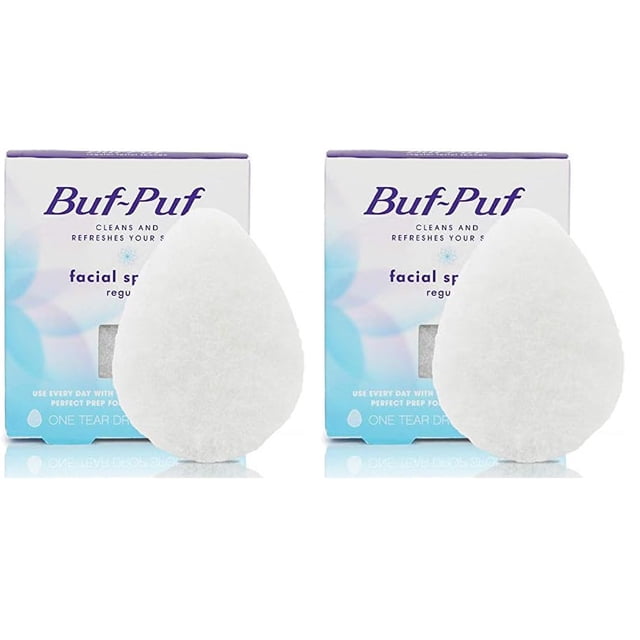 Esponja facial Buf-Puf Regular desarrollada por dermatólogos x2