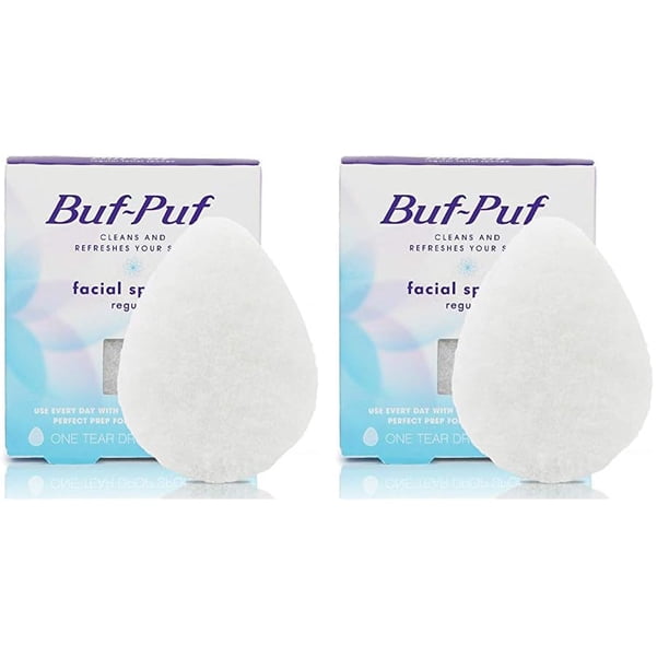 Esponja facial Buf-Puf Regular desarrollada por dermatólogos x2