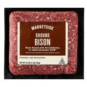 Marketside Ground Bison, 1 lb