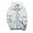 White, variant on LYXSSBYX Winter Jackets for Men Men's Casual Pure Color Plus Size Hoodie Reflective Zipper Outdoor Sport Coat