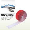 thumbnail image 4 of 1 Set Red Bike Handlebars Belt High Elastic Soft Shock Absorption Band Steering Tape Hexagonal Ball Pattern, 4 of 7