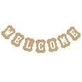 thumbnail image 1 of OULII 1 Set WELCOME Banner Decorations Kraft Paper Rectangular Cards For Birthday Party, 1 of 3