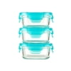 Innobaby EZ Lock Glass Container / 3 Pack / Rectangle