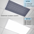 thumbnail image 3 of Black White Pixels Fluorescent Light Covers Modern Contemporary Abstract Boho Magnetic Light Filters Ceiling Lighting Panel Shade for Classroom Office Home 2 x 4 ft, 1 Pack, 3 of 9