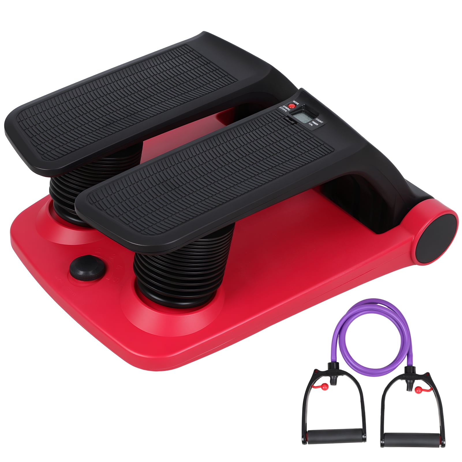 2-in-1 Twist Steppers with Adjustable Handlebar | Added 360