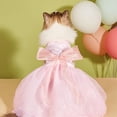thumbnail image 6 of HQREA Summer Pet Dog Princess Dress for Small Medium Dogs Cat Tulle Wedding Skirt, 6 of 6