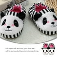thumbnail image 5 of 1 par de adorables pantuflas para niños, pantuflas cálidas para niños, pantuflas de panda de dibujos animados, 5 of 5