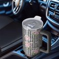 thumbnail image 6 of 40oz Pioneer Flower Floral Print Pattern Insulated Tumbler with Handle, BPA-Free Leak Proof Lid and Straws, Double Wall Vacuum, Hot 12h/Cold 34h, 6 of 6