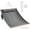 Dark Grey, variant on Double Quilted Fabric Hammock with Hardwood Spreader Bars and Pillow 450 LBS Capacity 2 Person Large Hammock for Outdoor Patio Backyard Poolside