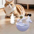 thumbnail image 1 of Juguete interactivo para gatos, comedero lento, divertido juguete de ejercicio, varilla de juguete, dispensador de golosinas para gatos de interior Violeta, 1 of 8