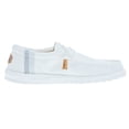 thumbnail image 4 of Hey Dude Mens Wally White Break Stitch Casual Shoe, 4 of 5
